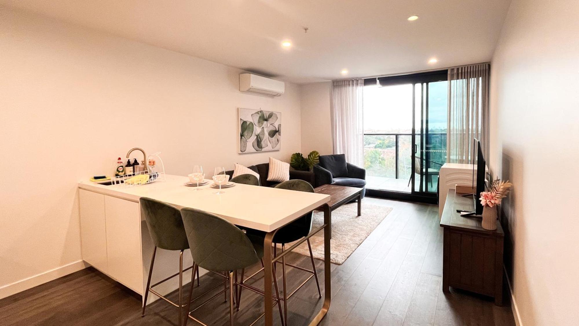Apartment Next To Public Station, Boxhill Central, 2 Bedrooms, Free Parking And Wifi Box Hill Exterior photo